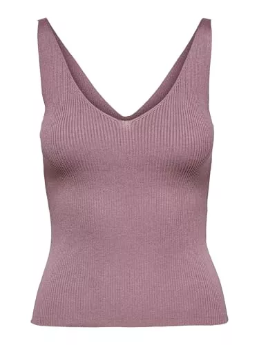 JDY Tops JDY Damen JDYNANNA S/L KNT NOOS Top, Wistful Mauve, M