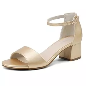 Yavero Sandalen & Slides Yavero Damen Sandaletten mit Absatz – Elegante Sommer Absatzschuhe, Bequeme Sandalen für Alltag 36-41