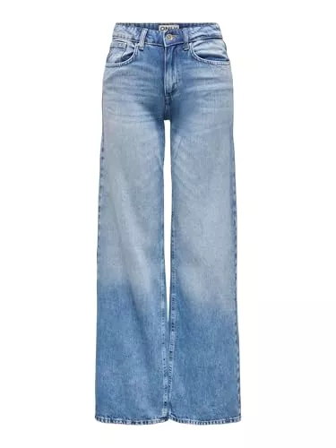 ONLY Jeans ONLY Female Jeans mit weitem Bein ONLHOPE Niedrige Taille Weiter Beinschnitt Jeans