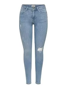 ONLY Jeans ONLY Damen Onlpower Mid Sk Push Dt DNM Rea264 Noos