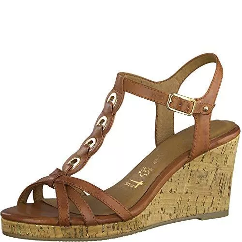 Tamaris Hausschuhe Tamaris Damen Sandalen 28071-34, Frauen Keilsandalen