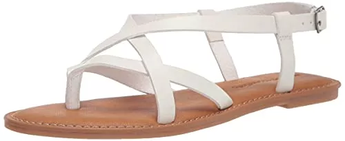Amazon Essentials Sandalen & Slides Amazon Essentials Damen Freizeitsandale mit Riemchen, Weiß, 39 EU