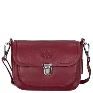 SATTLERS &amp; CO HANDCRAFTED  Sattlers &amp; Co. Umhängetasche The Smooth Pachiki | schicke Umhängetasche für Damen | mit längenverstellbarem Schulterriemen | aus echtem Leder