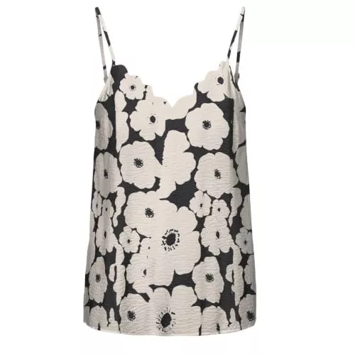 JDY Tops JDY Top, Beige/Schwarz, Damen, Troya