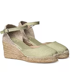 Toni Pons  Toni Pons CALDES vegane Damen Keil-Espadrille aus Leinen.