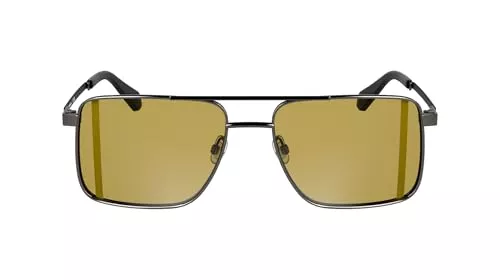 Calvin Klein Jeans Sonnenbrillen & Zubehör CALVIN KLEIN JEANS Brille Größe 58 mm Dark Ruthenium Eye Size: 58 Bridge: 17