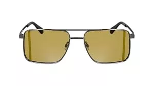 Calvin Klein Jeans Sonnenbrillen & Zubehör CALVIN KLEIN JEANS Brille Größe 58 mm Dark Ruthenium Eye Size: 58 Bridge: 17