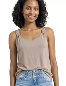 Street One  Street One Top mit V-Neck und Knotendetail