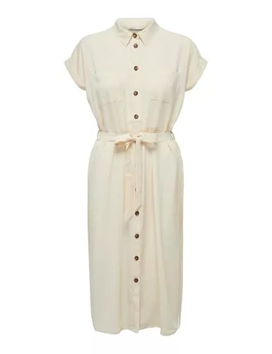 ONLY Freizeit ONLY Damen Onlhannover S/S Shirt Dress Noos WVN, Birch, 38