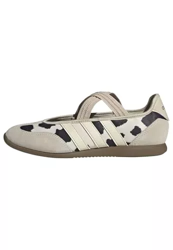 adidas Sandalen & Slides adidas Damen Barreda Mary Jane Shoes, Wonder White/Wonder White/Crystal Linen, 38 EU