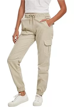 Urban Classics  Urban Classics Damen Ladies High Waist Cargo Jogging Pants