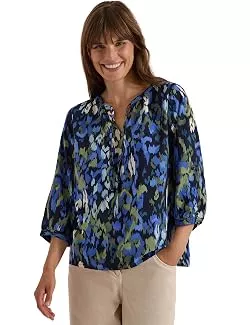 Cecil Langarmblusen Cecil 3/4-Arm Bluse mit Turn-Up und Print