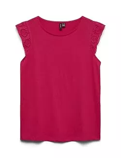 VERO MODA Tops VERO Moda Damen Vmemily Sl Gathering Top JRS Noos Top (1er Pack)
