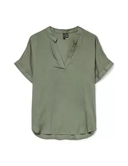 VERO MODA Kurzarmblusen VERO MODA Female Bluse VMBEAUTY Top | Blouse