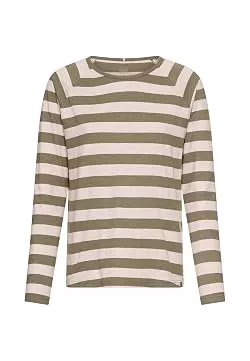 camel active Langarmshirts camel active Damen Gestreiftes Langarmshirt mit Raglanärmeln