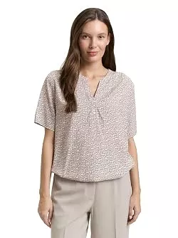 TOM TAILOR Langarmblusen TOM TAILOR Damen Bluse mit Muster