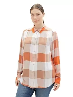 TOM TAILOR Hemdblusen TOM TAILOR Damen 1038807 Bluse mit Karomuster