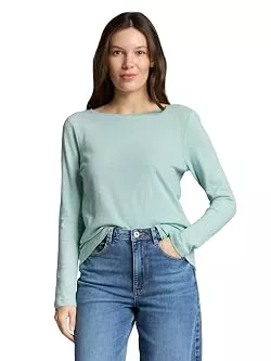 TOM TAILOR Langarmshirts TOM TAILOR Damen Basic Langarmshirt