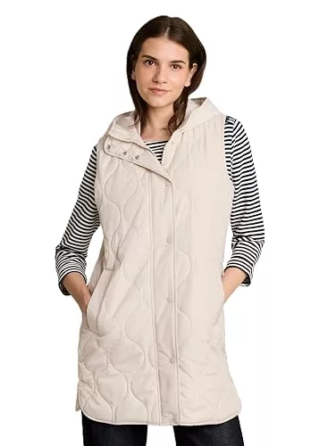 TOM TAILOR Westen TOM TAILOR Damen 1052104 Lightweight Steppweste mit Kapuze