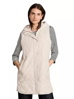 TOM TAILOR Westen TOM TAILOR Damen 1052104 Lightweight Steppweste mit Kapuze