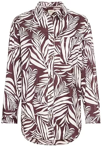 camel active Langarmblusen camel active Damen Hemdbluse mit Blumenprint aus Baumwolle