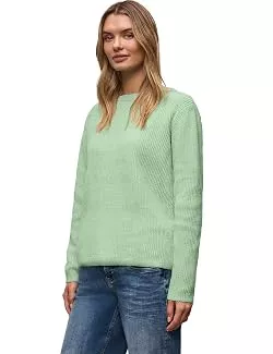 Street One Pullover & Strickmode Street One Damen Chenille Pullover