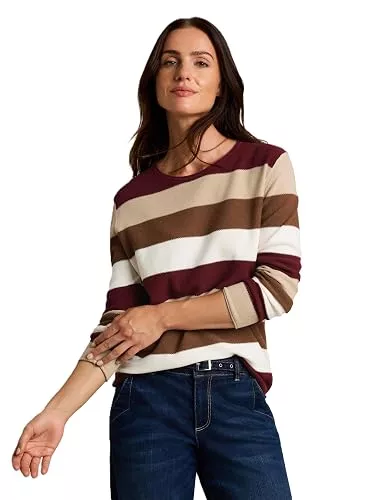 TOM TAILOR Pullover & Strickmode Tom Tailor Damen Strickpullover mit Rundhals