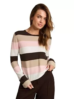 TOM TAILOR Pullover & Strickmode Tom Tailor Damen Strickpullover mit Rundhals