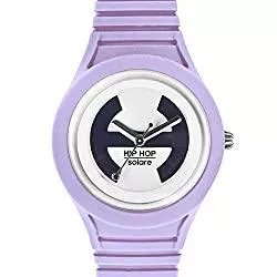 Hip Hop Uhren Hip Hop Watches - Damenuhr Solar Kollektion - Silikon-Armband - Wasserdicht bis 5 ATM - 34mm Gehäuse - Quarzwerk