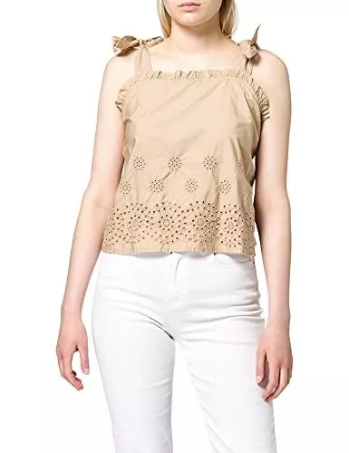 VERO MODA Ärmellose Blusen VERO MODA Female Oberteil Hemdchen
