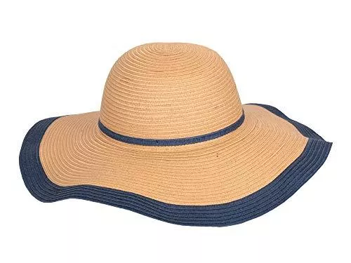 Jack Carrera Hüte & Mützen Jack Carrera Sommer Hut Damen Floppy Strand - BREITE KREMPE 11 cm - Faltbarer Hut - Sonnenschutz UPF 30+ Ideal für den Urlaub, Strand, Garten - Frühling/Sommer - Hergestellt in Ecuador