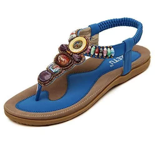 Geweo Sandalen & Slides Sandalen Damen Somme Bohemian mit weichem Fußbett Gr. 35-44