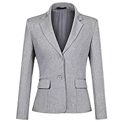 YYNUDA Kostüme YYNUDA Blazer Damen Sommer Anzugjacke Business Slim Fit Top Elegant Damenjacke für Business Office