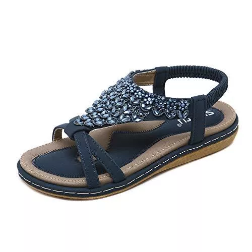 ZOEASHLEY Sandalen & Slides Sandalen Damen Sommer Schuhe Bequem Flach Sandaletten