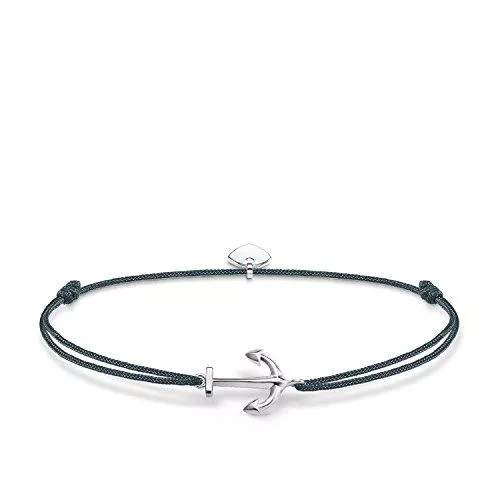 Thomas Sabo Schmuck Thomas Sabo Damen-Armband Little Secrets Anker 925 Sterling Silber Blau