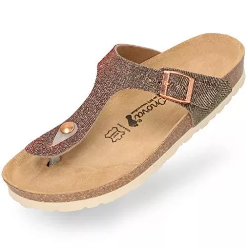 BOnova Sandalen & Slides BOnova Ibiza. Zehentrenner in 21 Farben und vielen Größen - mit anatomisch geformten Kork-Fußbett. Eine Sandale hergestellt in kleinen Manufakturen in der EU