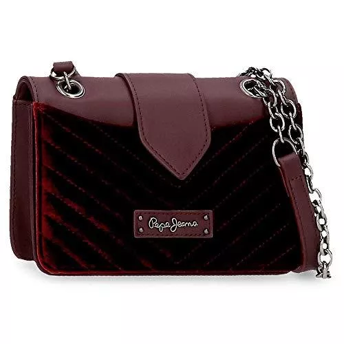 PEPE JEANS Taschen & Rucksäcke Pepe Jeans Claris Handtasche Rot 21,5x14x6 cms Kunstleder und Polyester