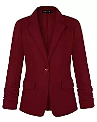 MINTLIMIT Blazer MINTLIMIT Damen Elegant Blazer 3/4 Ärmel Anzugjacke Revers Geschäft Büro Jacke mit Tasche Business Cardigan Mantel