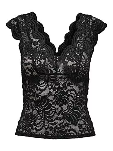 ONLY Tops Only Top Alba, schwarz, für Damen