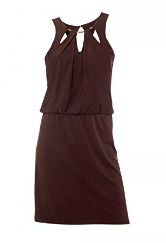 Heine Best Connections Freizeit Heine - Best Connections Dekolletékleid-Kleid braun Größe 40