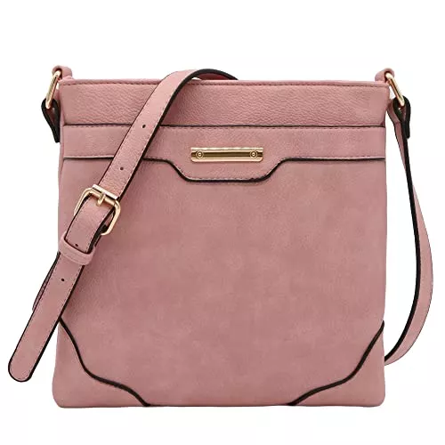 Isabelle Taschen & Rucksäcke Umhängetasche, mittelgroß, solide, modern, klassisch, vergoldet