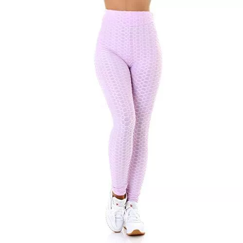 Jela London Leggings Jela London Damen Fitness Leggings High-Waist Push-Up Neon Batik 36-40