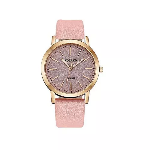 SANDA Uhren SANDA Uhr Damen,Armbanduhr Modeuhr Student Gürteluhr-Rosa
