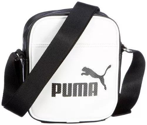 PUMA Taschen & Rucksäcke PUMA Umhängetasche Campus Portable, White-Black-Black, 069230 02