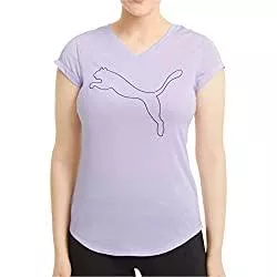 PUMA T-Shirts PUMA Damen, Train Favorite Heather Cat Tee T-shirt
