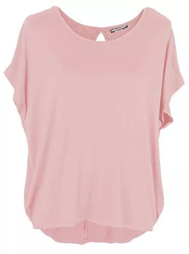 Emma &amp; Giovanni Kurzarmblusen Emma &amp; Giovanni - Basic Sommer T-Shirt/Oberteile Kurzarm (Made In Italy) - Damen
