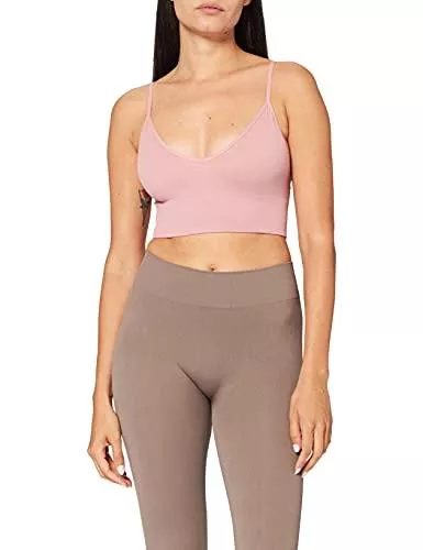 ONLY Tops ONLY Damen Onlvicky Rib Seamless V-Neck Top Noos Bustier