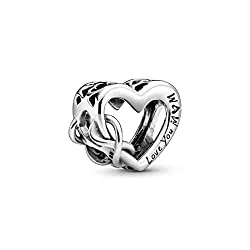 Pandora Schmuck Heart and infinity sterling silver charm