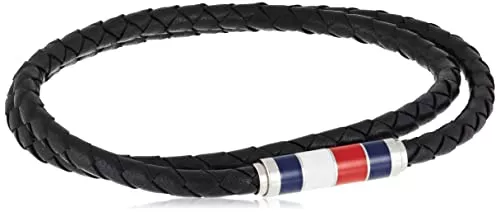Tommy Hilfiger Taschen & Rucksäcke Tommy Hilfiger Casual Core Herren Armband Leder, Edelstahl 19 cm