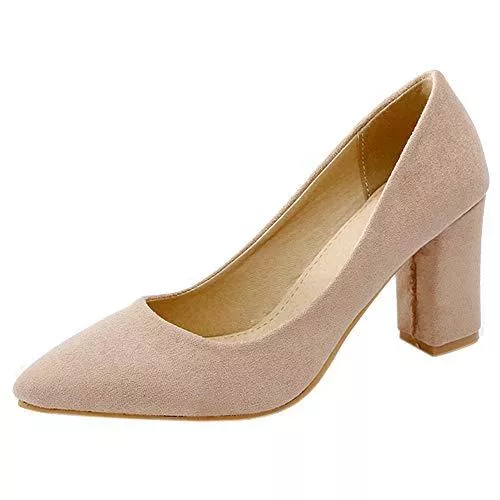 Zanpa High Heels Zanpa Damen Süss Pumps Basic Büro Shoes Heels
